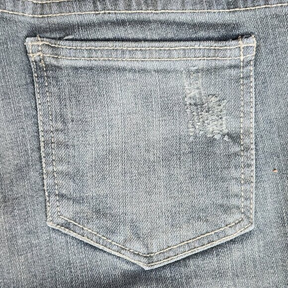 Forever 21 Gray Straight Leg Jeans Size 7 - Picture 16 of 16